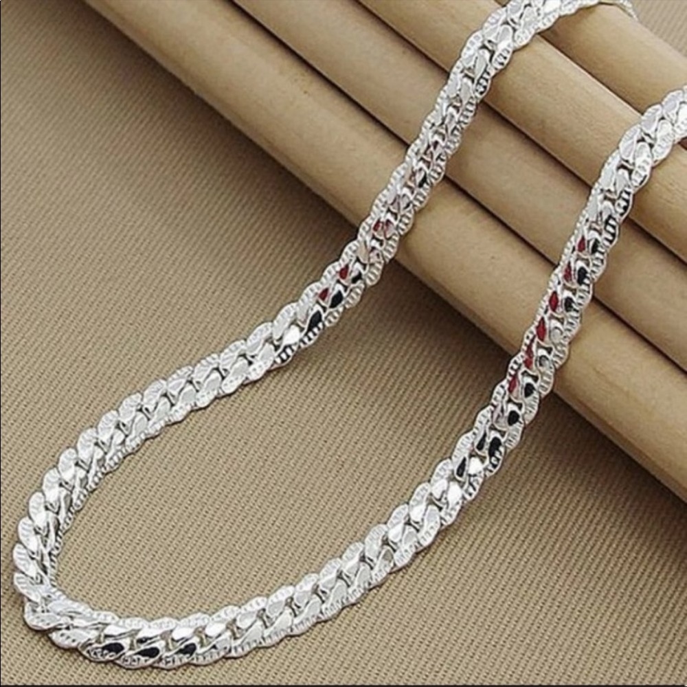 NEW “20” 925 STERLING SILVER SNAKE CHAIN NECKLACE